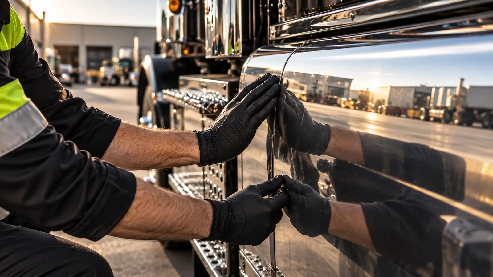 Truck polishing inspection and quote assessment in Perth